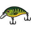 Baitfish Crankbait Neon Green