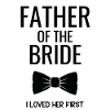 Father Bride Bowtie