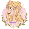 Pastel Blossoms Portrait