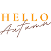 Hello Autumn | Modern Autumn Saying