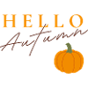 Hello Autumn | Autumn pumpkin design