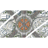 Urban Roundabout Mosaic