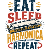 Instrument Harmonica Repeat-Music Harmonica