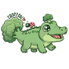 Cute Broccoli Crocodile Croccoli