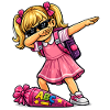 Dabbing ABC shooter (blonde)