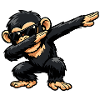 Dabbing Chimpanzee