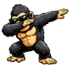 Dabbing Gorilla