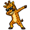 Dabbing Giraffe