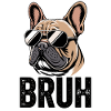 Bruh French Bulldog With Sunglasses Meme