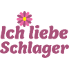 Schlager-Sticker: Musik & Blume Design