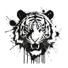 Black Splashed Tiger