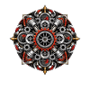Gear Mandala of Screw Art