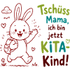 Kita Abschied Bunny Tschüss Mama