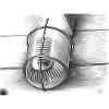 Bucket sketches black and white