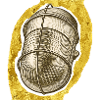 Golden Thread Spool Illustration