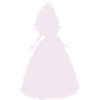 Princess silhouette in lilac