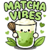 Matcha Vibes Mug Illustration