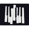 Abstract Piano Keys – Modern Design