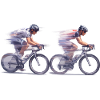 Double course Sprint Cyclisme