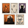 Halloween Spooky Stamps Fantôme Chat Fantôme