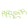 Neon Graffiti Green Lettering Karlder