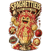 Spaghettieis Vanille Erdbeere Glück Shirt