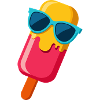 Popsicle With Sunglasses