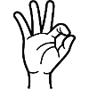 Ok hand