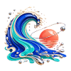 Solar Colorful Wave