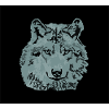 Wolf gray with background