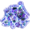 Nebula Cell Flow Blue Violet