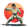 Karate Boy Graphic