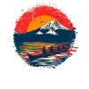Rowing Illustration