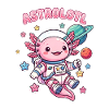 Astrolotl – mignon axolotl dans l’espace