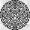 Maori style Rundmandala Ornament