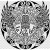Vida Loca Mandala with Wings