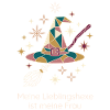 Lieblingshexe Hexenhut Hexenbesen