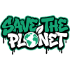 Save The Planet Graffiti Logo