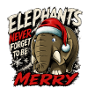Elephant Christmas Never Forgotten