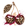 Leopard Cherries | Stylish Cherry Design
