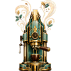 Art Deco Steampunk Coffee Machine