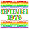 September 1976, 50th birthday Regenbogen
