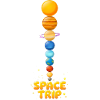 SPACE TRIP - Bunter Planeten Turm