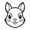 Visage d’écureuil
