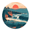 Sunset Coast Rétro