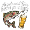 Forelle Angeln Und Bier