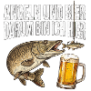 Hecht Angeln Und Bier