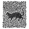 Psychedelic Black Cat 3