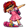 Dabbing ABC shooter red hair (Ginger)