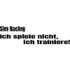 Ich spiele nicht ich trainiere
